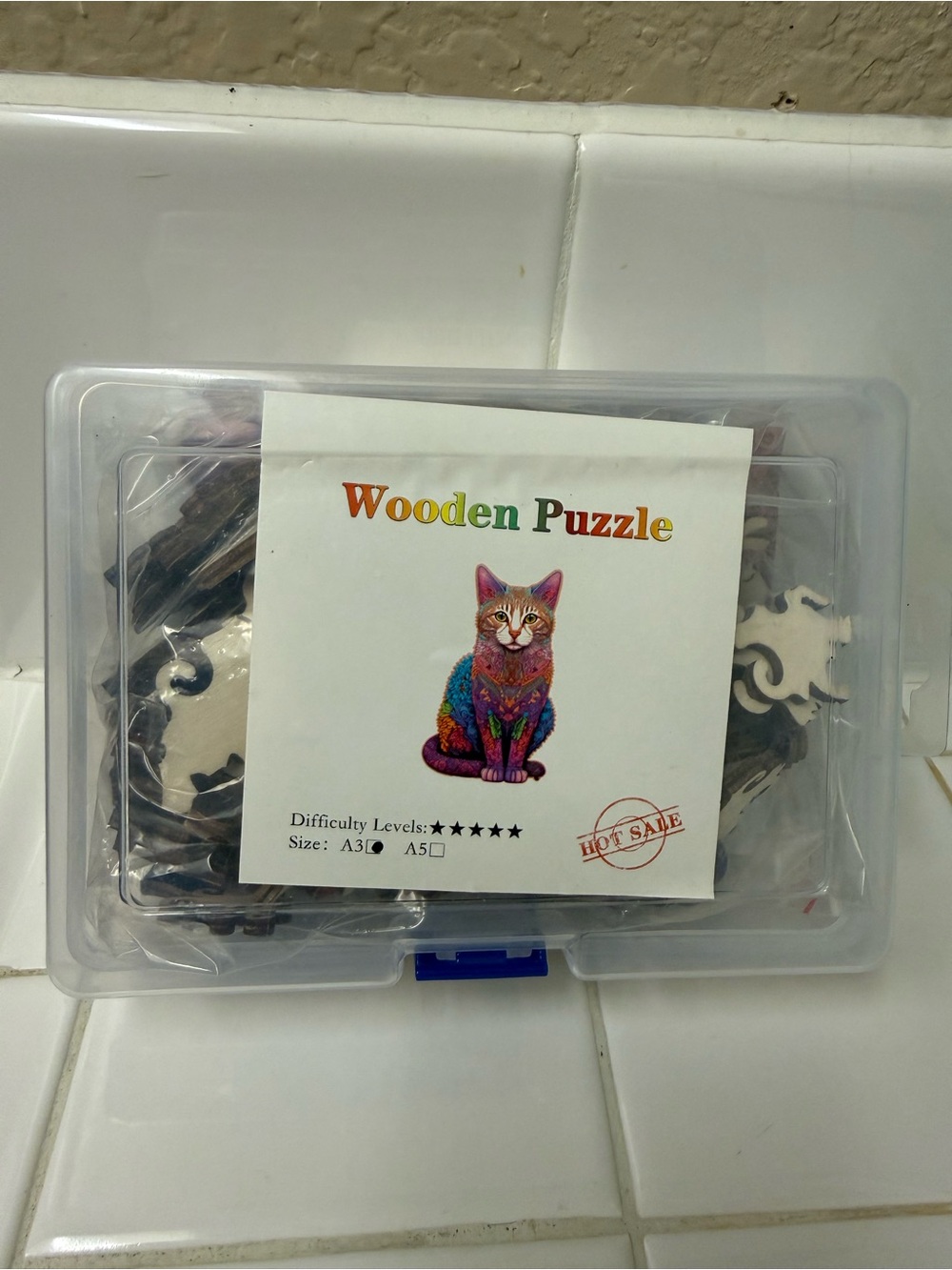 Wooden Puzzle Cat Jigsaw